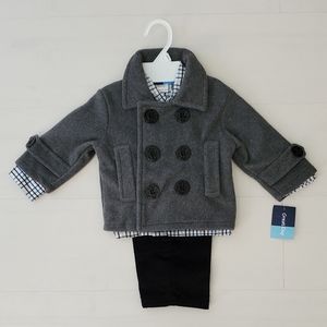 Great Guy Outdoor Peacoat Coat Jacket Shirt Pants Size 24 Months